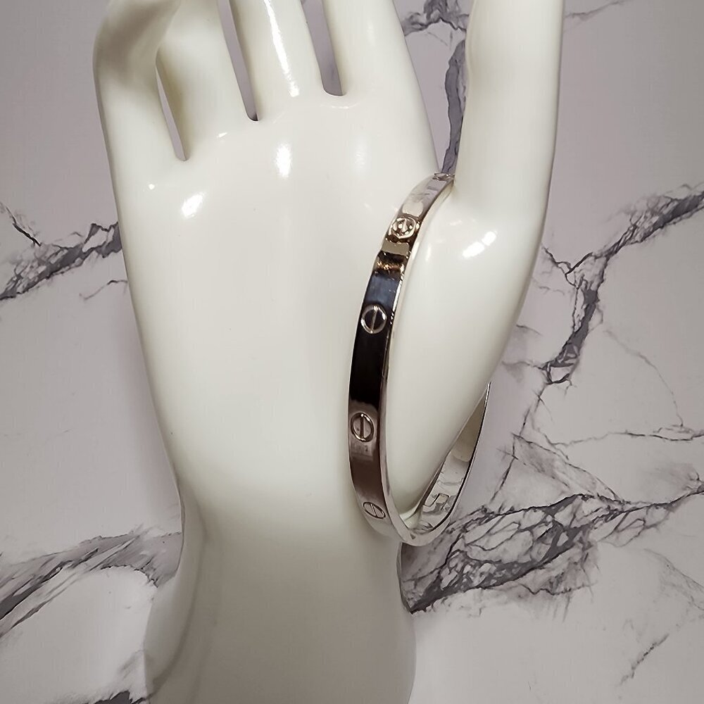 925 Silver "LOVE" Bracelet Inspired Bangle